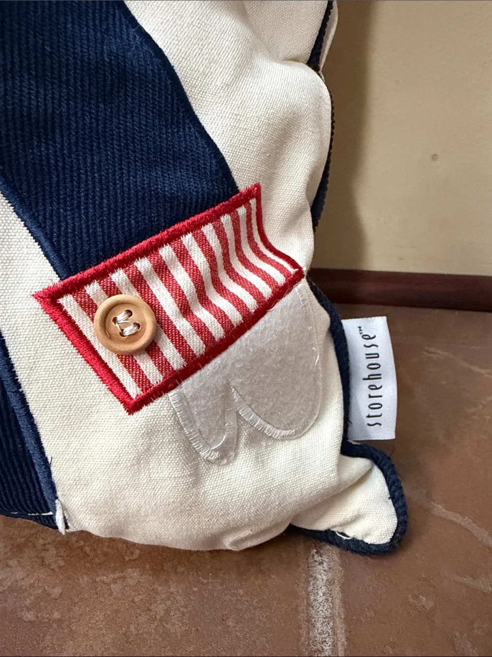 Americana Gnome patriotic decorative pillow by the home decor brand Storehouse